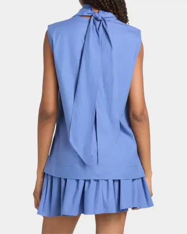 Brandon Maxwell The Finn Cotton Sleeveless Top | Thumbnail 3 Brandon Maxwell The Finn Cotton Sleeveless Top | Thumbnail 3