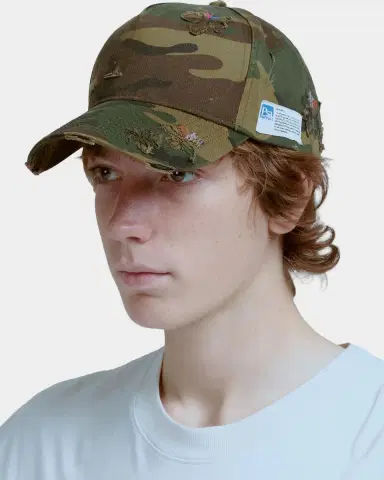 Nahmias Men's Camo Gardener Trucker Hat | Thumbnail 4 Nahmias Men's Camo Gardener Trucker Hat | Thumbnail 4