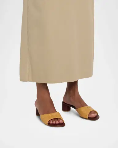 Bottega Veneta Livia 40MM Leather Mules | Thumbnail 2 Bottega Veneta Livia 40MM Leather Mules | Thumbnail 2