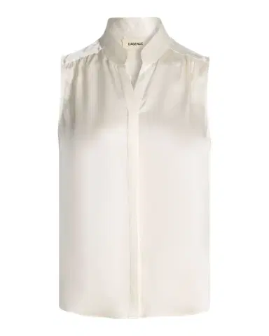 L'AGENCE Phoebe Silk Sleeveless Blouse | Thumbnail 1 L'AGENCE Phoebe Silk Sleeveless Blouse | Thumbnail 1