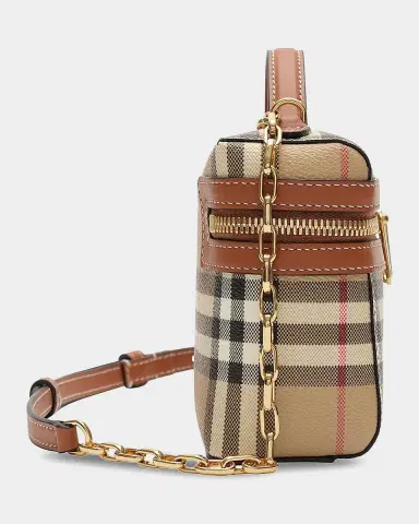 Burberry Mini Check Vanity Bag | Thumbnail 4 Burberry Mini Check Vanity Bag | Thumbnail 4