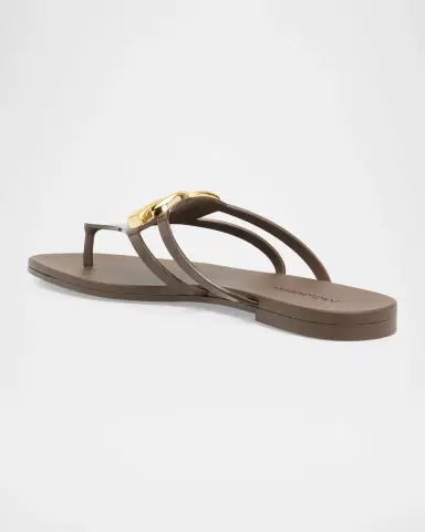Dolce & Gabbana DG Jelly Flat Thong Sandals | Thumbnail 2 Dolce & Gabbana DG Jelly Flat Thong Sandals | Thumbnail 2