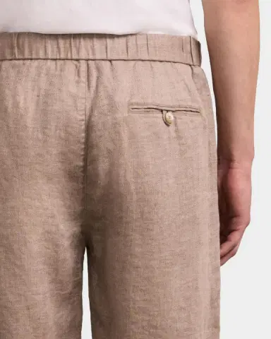 Frescobol Carioca Men's Felipe Linen-Cotton Drawstring Shorts | Thumbnail 3 Frescobol Carioca Men's Felipe Linen-Cotton Drawstring Shorts | Thumbnail 3