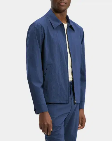 Theory Men's City Full-Zip Spread-Collar Jacket | Thumbnail 4 Theory Men's City Full-Zip Spread-Collar Jacket | Thumbnail 4