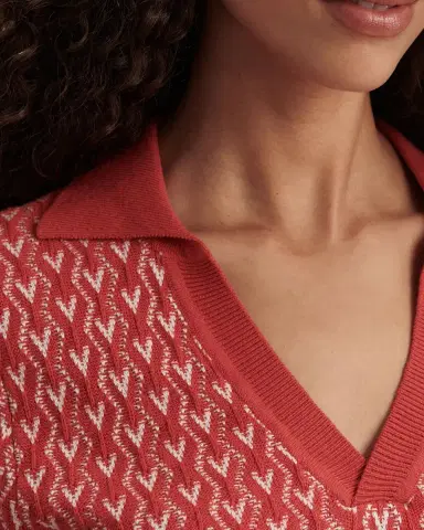 Varley Vincent Printed Jacquard Half-Zip Vest | Thumbnail 5 Varley Vincent Printed Jacquard Half-Zip Vest | Thumbnail 5