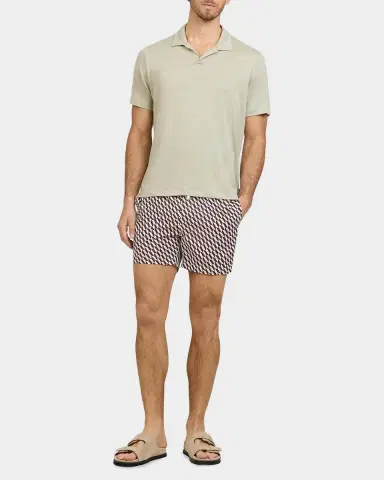 Onia Men 's Charles Geometric 5 '' Swim Trunks | Thumbnail 2 Onia Men 's Charles Geometric 5 '' Swim Trunks | Thumbnail 2