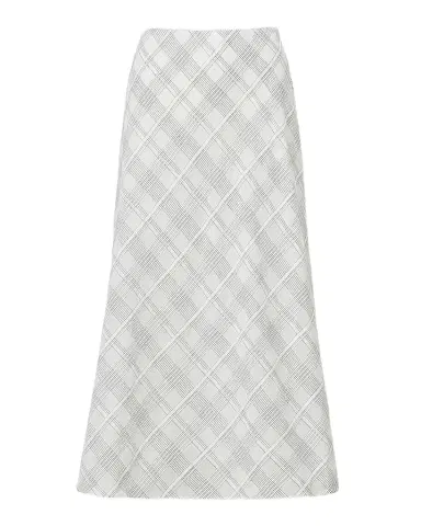 rag & bone Wren Plaid Silk-Blend Skirt | Thumbnail 1 rag & bone Wren Plaid Silk-Blend Skirt | Thumbnail 1