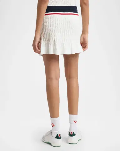 Casablanca Knit Tennis Mini Skirt | Thumbnail 3 Casablanca Knit Tennis Mini Skirt | Thumbnail 3