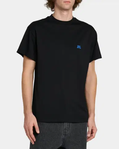 Jil Sander Men 's Embroidered Logo Crewneck T-Shirt | Thumbnail 4 Jil Sander Men 's Embroidered Logo Crewneck T-Shirt | Thumbnail 4