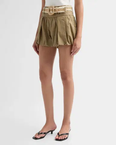 Cara Cara Ray Belted Bubble Shorts | Thumbnail 4 Cara Cara Ray Belted Bubble Shorts | Thumbnail 4