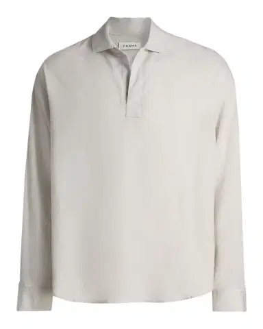 FRAME Men 's Long-Sleeve Polo Shirt | Thumbnail 1 FRAME Men 's Long-Sleeve Polo Shirt | Thumbnail 1