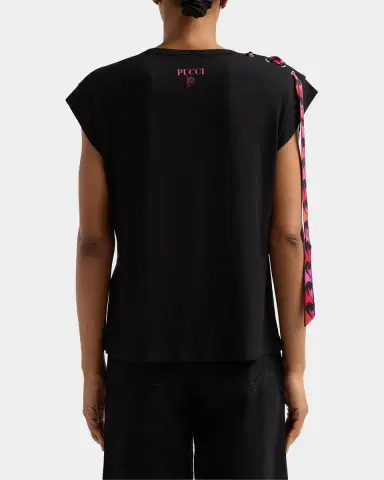 Pucci L 'Alba Jersey T-Shirt | Thumbnail 3 Pucci L 'Alba Jersey T-Shirt | Thumbnail 3