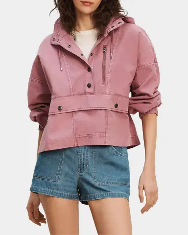 Veronica Beard Cunningham Button-Front Cotton Pullover Jacket | Thumbnail 4 Veronica Beard Cunningham Button-Front Cotton Pullover Jacket | Thumbnail 4
