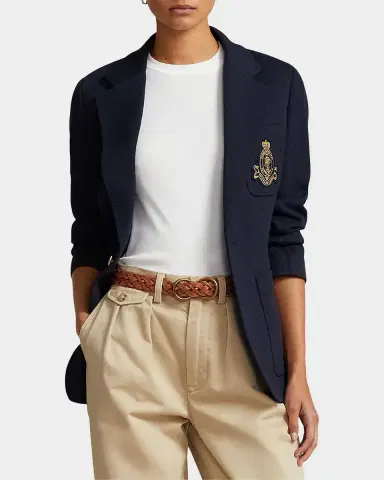 Polo Ralph Lauren Double-Knit One-Button Blazer | Thumbnail 4 Polo Ralph Lauren Double-Knit One-Button Blazer | Thumbnail 4
