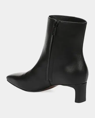 Vince Lilith Leather Ankle Boots | Thumbnail 3 Vince Lilith Leather Ankle Boots | Thumbnail 3