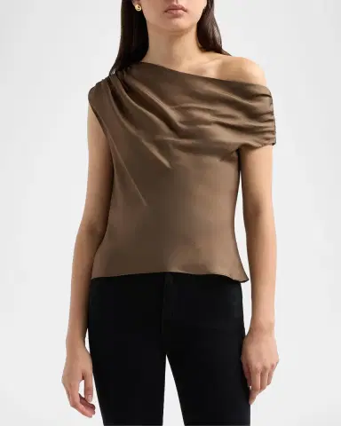 Toccin Veda Draped Off-The-Shoulder Top | Thumbnail 4 Toccin Veda Draped Off-The-Shoulder Top | Thumbnail 4