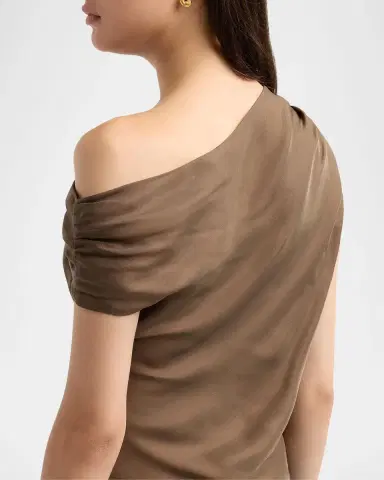 Toccin Veda Draped Off-The-Shoulder Top | Thumbnail 5 Toccin Veda Draped Off-The-Shoulder Top | Thumbnail 5
