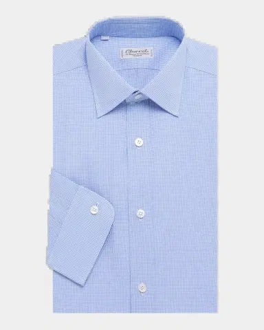 Charvet Men 's Cotton Poplin Dress Shirt | Thumbnail 2 Charvet Men 's Cotton Poplin Dress Shirt | Thumbnail 2