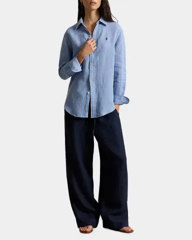Polo Ralph Lauren Linen Classic-Fit Button-Front Shirt | Thumbnail 2 Polo Ralph Lauren Linen Classic-Fit Button-Front Shirt | Thumbnail 2