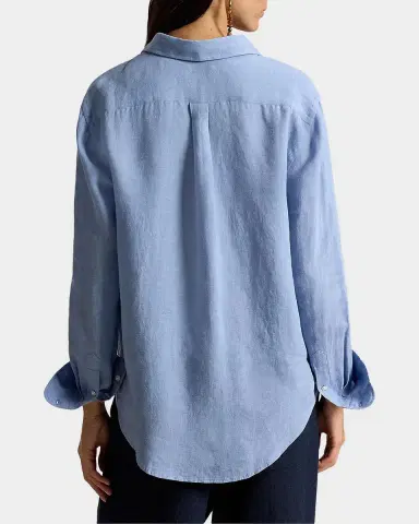 Polo Ralph Lauren Linen Classic-Fit Button-Front Shirt | Thumbnail 3 Polo Ralph Lauren Linen Classic-Fit Button-Front Shirt | Thumbnail 3