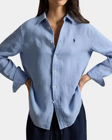 Polo Ralph Lauren Linen Classic-Fit Button-Front Shirt | Thumbnail 4 Polo Ralph Lauren Linen Classic-Fit Button-Front Shirt | Thumbnail 4