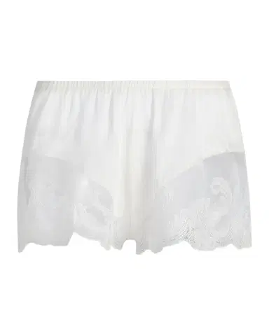Kiki de Montparnasse Voltaire Lace-Trim Stretch-Silk Shorts | Thumbnail 1 Kiki de Montparnasse Voltaire Lace-Trim Stretch-Silk Shorts | Thumbnail 1