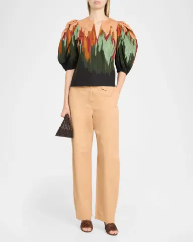 Ulla Johnson Florielle Floral Cotton Top | Thumbnail 2 Ulla Johnson Florielle Floral Cotton Top | Thumbnail 2