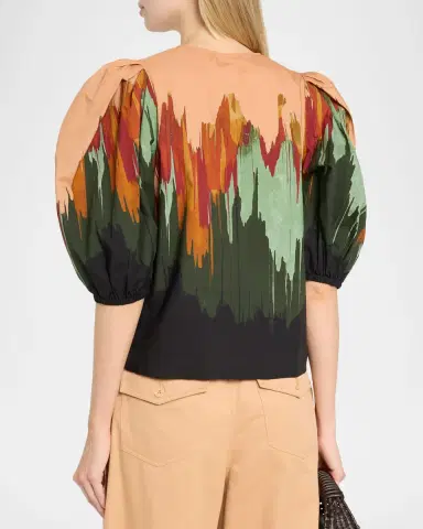 Ulla Johnson Florielle Floral Cotton Top | Thumbnail 3 Ulla Johnson Florielle Floral Cotton Top | Thumbnail 3