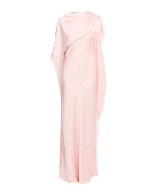 Izel Satin Cape Dress Izel Satin Cape Dress