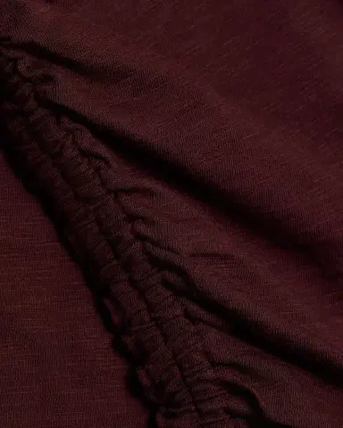 Veronica Beard Waldorf Ruched-Sleeve Cotton Tee | Thumbnail 6 Veronica Beard Waldorf Ruched-Sleeve Cotton Tee | Thumbnail 6