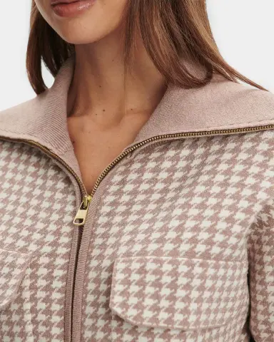 Varley Ablett Houndstooth Jacquard Jacket | Thumbnail 5 Varley Ablett Houndstooth Jacquard Jacket | Thumbnail 5