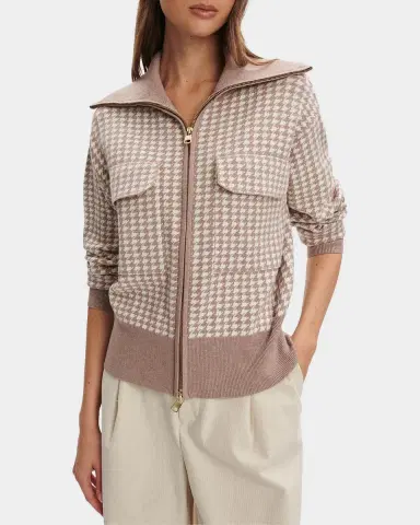 Varley Ablett Houndstooth Jacquard Jacket | Thumbnail 7 Varley Ablett Houndstooth Jacquard Jacket | Thumbnail 7