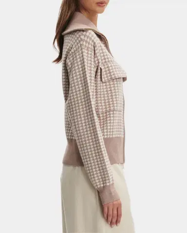Varley Ablett Houndstooth Jacquard Jacket | Thumbnail 8 Varley Ablett Houndstooth Jacquard Jacket | Thumbnail 8