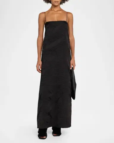 Ulla Johnson Landscape Textured Satin Maxi Dress | Thumbnail 2 Ulla Johnson Landscape Textured Satin Maxi Dress | Thumbnail 2