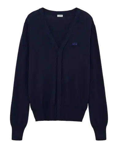 Loewe Men's Logo Wool-Blend Cardigan | Thumbnail 1 Loewe Men's Logo Wool-Blend Cardigan | Thumbnail 1