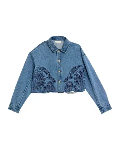 Ulla Johnson Bobbi Embroidered Denim Jacket | Thumbnail 1 Ulla Johnson Bobbi Embroidered Denim Jacket | Thumbnail 1