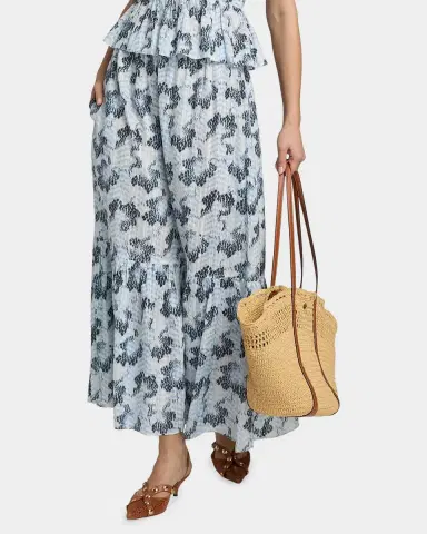 Ulla Johnson Olina Printed Cotton A-Line Maxi Skirt | Thumbnail 4 Ulla Johnson Olina Printed Cotton A-Line Maxi Skirt | Thumbnail 4