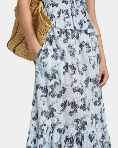 Ulla Johnson Olina Printed Cotton A-Line Maxi Skirt | Thumbnail 5 Ulla Johnson Olina Printed Cotton A-Line Maxi Skirt | Thumbnail 5