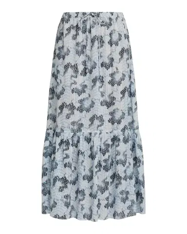Ulla Johnson Olina Printed Cotton A-Line Maxi Skirt | Thumbnail 1 Ulla Johnson Olina Printed Cotton A-Line Maxi Skirt | Thumbnail 1