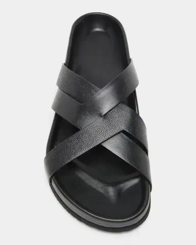 Tom Ford Men's Crisscross Strap Leather Sandals | Thumbnail 5 Tom Ford Men's Crisscross Strap Leather Sandals | Thumbnail 5