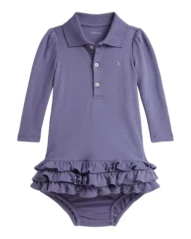 Ralph Lauren Girl's Polo Dress & Bloomers Set, Size 3M-24M | Thumbnail 3 Ralph Lauren Girl's Polo Dress & Bloomers Set, Size 3M-24M | Thumbnail 3