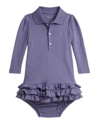 Ralph Lauren Girl's Polo Dress & Bloomers Set, Size 3M-24M | Thumbnail 1 Ralph Lauren Girl's Polo Dress & Bloomers Set, Size 3M-24M | Thumbnail 1