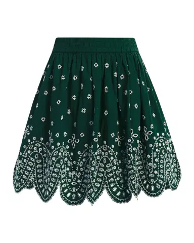 Essentiel Antwerp Karter Scallop Embroidered Mini Skirt | Thumbnail 1 Essentiel Antwerp Karter Scallop Embroidered Mini Skirt | Thumbnail 1