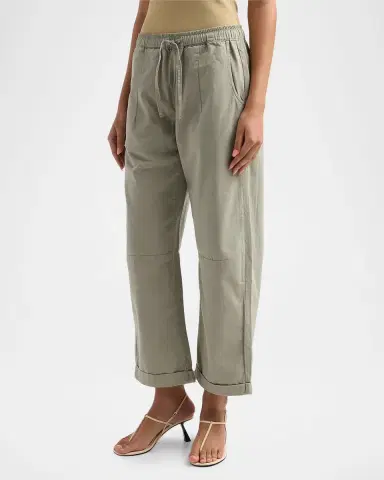 Le Jean Mara Cotton Sateen Wide-Leg Pants | Thumbnail 3 Le Jean Mara Cotton Sateen Wide-Leg Pants | Thumbnail 3