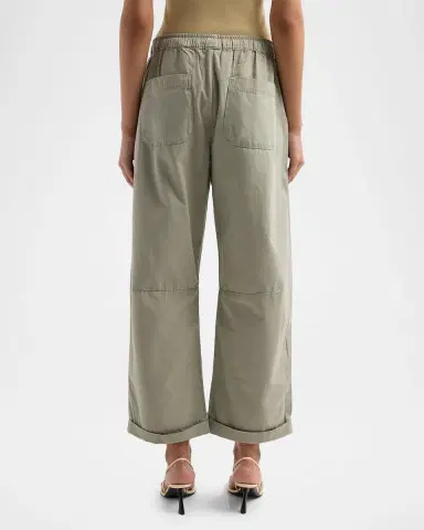Le Jean Mara Cotton Sateen Wide-Leg Pants | Thumbnail 4 Le Jean Mara Cotton Sateen Wide-Leg Pants | Thumbnail 4