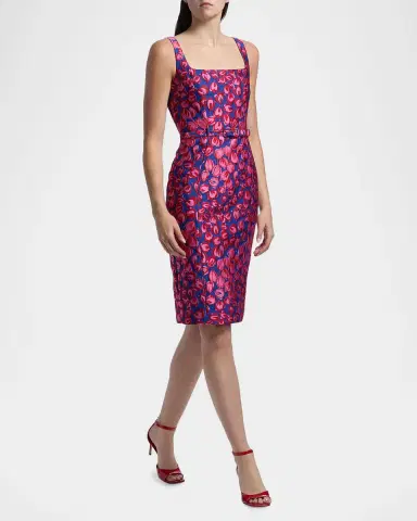 Wolford Bora Tulip Jacquard Knee-Length Dress | Thumbnail 2 Wolford Bora Tulip Jacquard Knee-Length Dress | Thumbnail 2