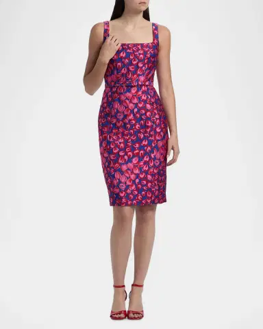Wolford Bora Tulip Jacquard Knee-Length Dress | Thumbnail 4 Wolford Bora Tulip Jacquard Knee-Length Dress | Thumbnail 4