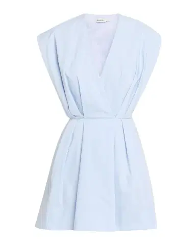 Simkhai Sefi V-Neck Cotton Mini Dress | Thumbnail 1 Simkhai Sefi V-Neck Cotton Mini Dress | Thumbnail 1