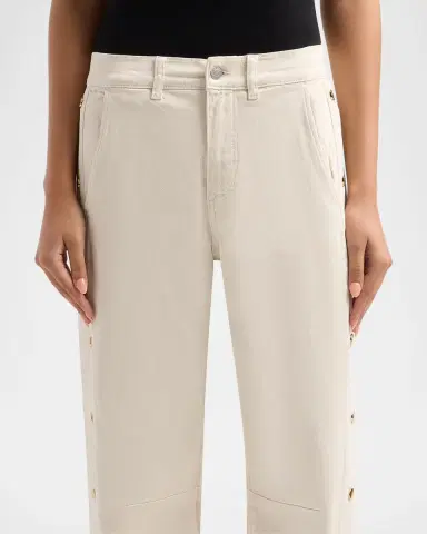Le Jean Frankie Studded Barrel-Leg Jeans | Thumbnail 5 Le Jean Frankie Studded Barrel-Leg Jeans | Thumbnail 5