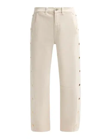 Le Jean Frankie Studded Barrel-Leg Jeans | Thumbnail 1 Le Jean Frankie Studded Barrel-Leg Jeans | Thumbnail 1